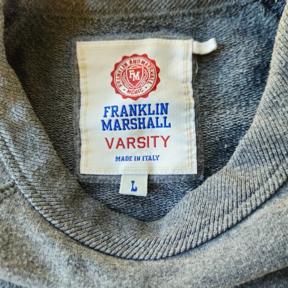 Franklin Marshall Varsity Sweatshirt‎ Large Italy Gorpcore Collegiate Academic